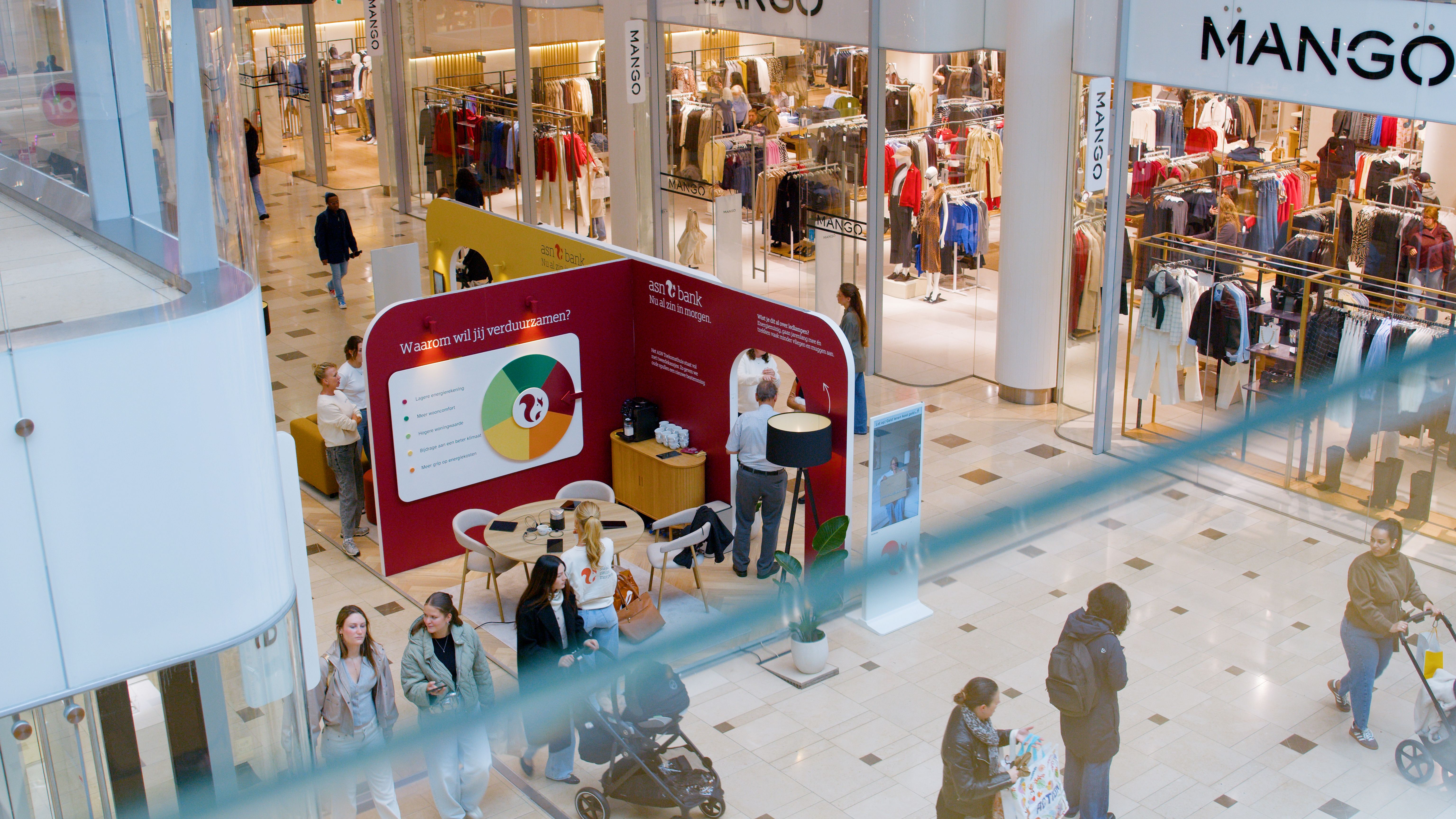 Het ASN Toekomsthuis in winkelcentrum Hoog Catharijne in Utrecht.